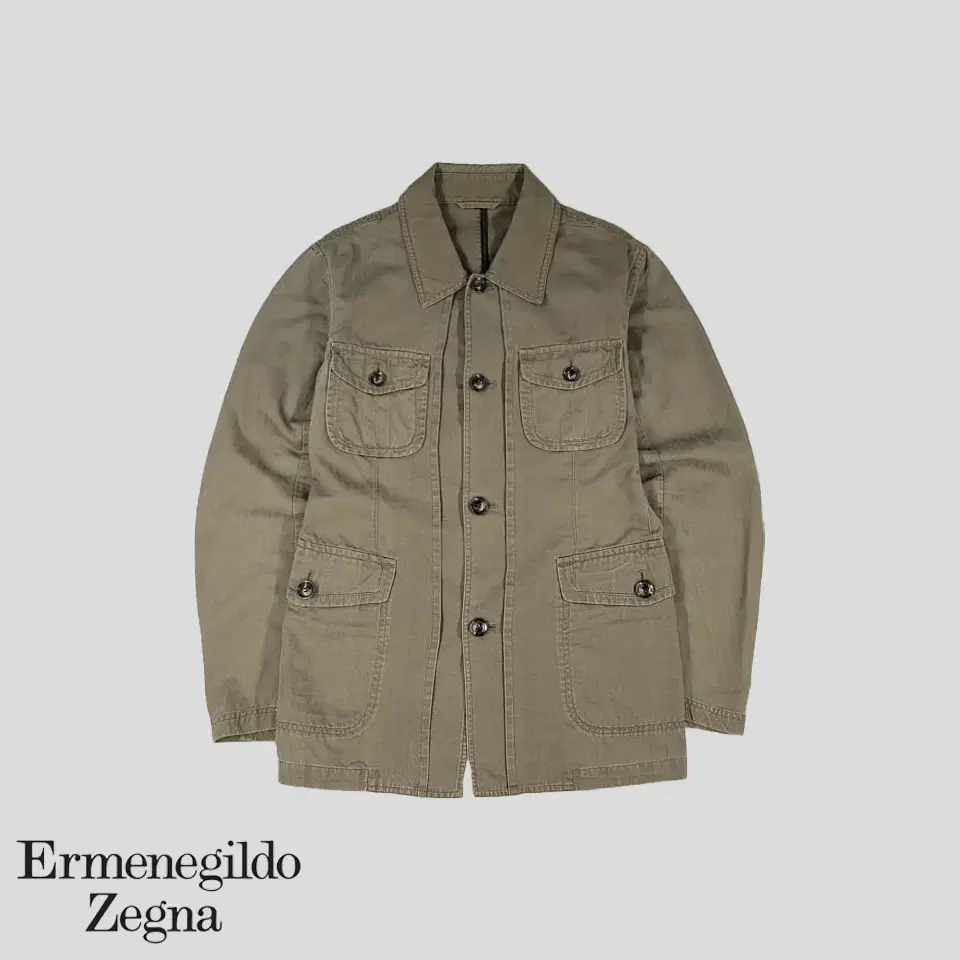 EZ BY ZEGNA 에르메네질도 제냐 피그먼트 모카브라운 포포켓 헤링본